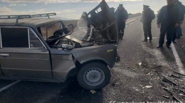 Երևան-Սիսիան ճանապարհին տեղի ունեցած վթարից 8 տուժածներից 1-ի վիճակը ծայրահեղ ծանր է
