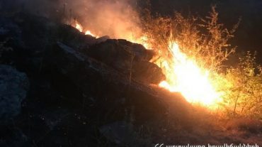 Հրդեհի երկրորդ ահազանգը Դիլիջանից. այրվել է «Թաղտա» կոչվող հանդամասի խոտածածկույթը