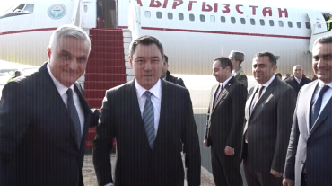 Ղրղզստանի նախագահը ժամանել է Հայաստան