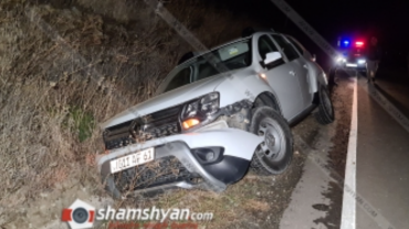 Ավստրիայի քաղաքացին Renault-ով դեպի Ծովագյուղ ընթանալիս կողաշրջված վիճակում հայտնվել է առվակում