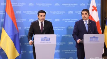 Ալեն Սիմոնյանը վրացի գործընկերոջ հետ լրագրողներին ներկայացրել է հանդիպման մանրամասները