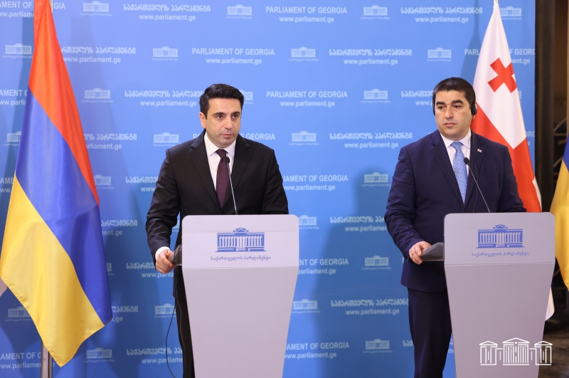 Ալեն Սիմոնյանը վրացի գործընկերոջ հետ լրագրողներին ներկայացրել է հանդիպման մանրամասները