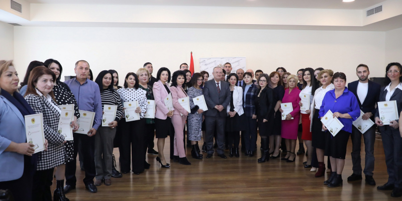 Պարգևատրվել են «Տարվա լավագույններ 2022» մրցույթում հաղթող ճանաչված ուսուցիչները