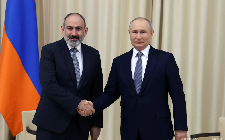 Պուտինը Փաշինյանի հետ քննարկել է Ղարաբաղի շուրջ ստեղծված իրավիճակի կարգավորման հարցերը
