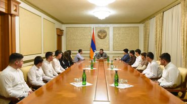 Արցախի նախագահն ընդունել է Կիոկուշին կարատեի Եվրոպայի 35-րդ առաջնությանը մասնակցած արցախցի մարզիկներին