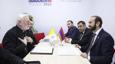 Հայաստանի և Սուրբ Աթոռի միջև ձևավորվել է ակտիվ և արդյունավետ երկխոսություն. Միրզոյանը հանդիպում է ունեցել Փոլ Ռիչարդ Գալագերի հետ