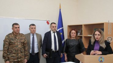 Վ. Սարգսյանի անվան ռազմական համալսարանի կրթական ծրագրերում ներառվել է «Մարդու իրավունքները զինված ուժերում» առարկայի դասընթացը