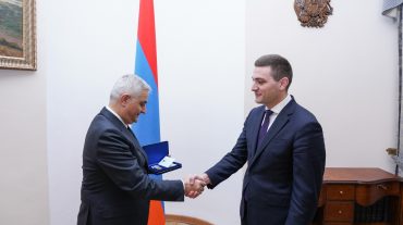 Արմեն Սիմոնյանը պարգևատրվել է «Եվրասիական տնտեսական միության զարգացման գործում ավանդի համար» մեդալով