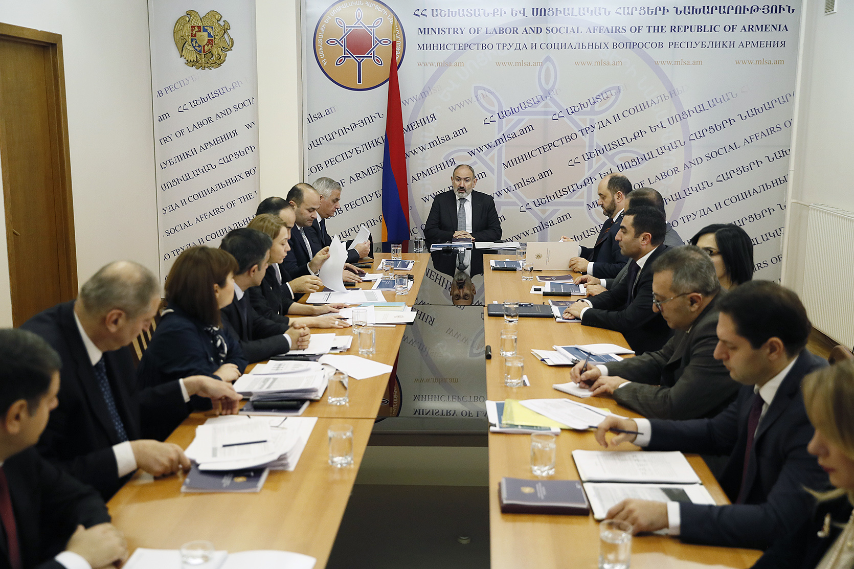 Վարչապետին ներկայացվել է Աշխատանքի և սոցիալական հարցերի նախարարության 2022 թվականի գործունեության կատարողականը