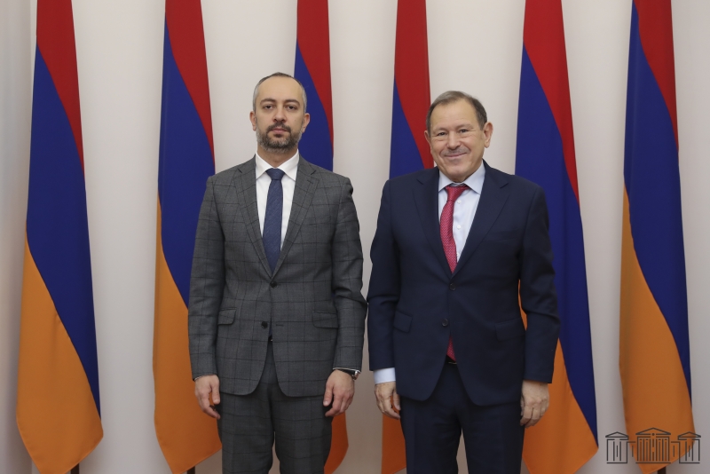 Էդուարդ Աղաջանյանը հանդիպել է Հայաստանում Ալժիրի նորանշանակ դեսպանի հետ