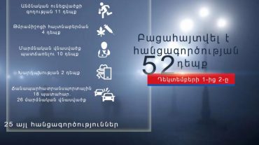 Օպերատիվ իրավիճակը հանրապետությունում դեկտեմբերի 1-ից 2-ը
