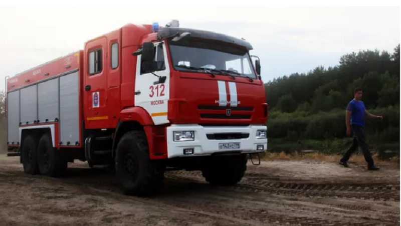 Մերձմոսկովյան Բալաշիխայում այրվում է «Стройпарк» առևտրի կենտրոնը