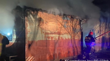 Քարաբերդ գյուղում այրվել է տնակ՝ գույքով