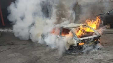 Այնթապ գյուղում այրվել է ավտոմեքենա
