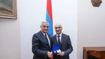 ՄՊՀ գլխավոր քարտուղարի տեղակալը պարգևատրվել է «Եվրասիական տնտեսական միության զարգացման գործում ավանդի համար» մեդալով