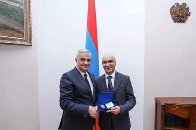 ՄՊՀ գլխավոր քարտուղարի տեղակալը պարգևատրվել է «Եվրասիական տնտեսական միության զարգացման գործում ավանդի համար» մեդալով