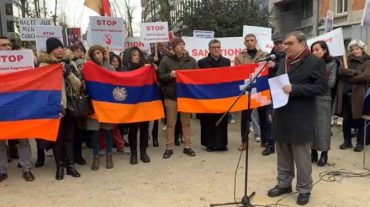 Բելգիայի հայերը ակցիայով պահանջել են ԵՄ-ից և միջազգային հանրությունից ճնշում գործադրել Ադրբեջանի վրա