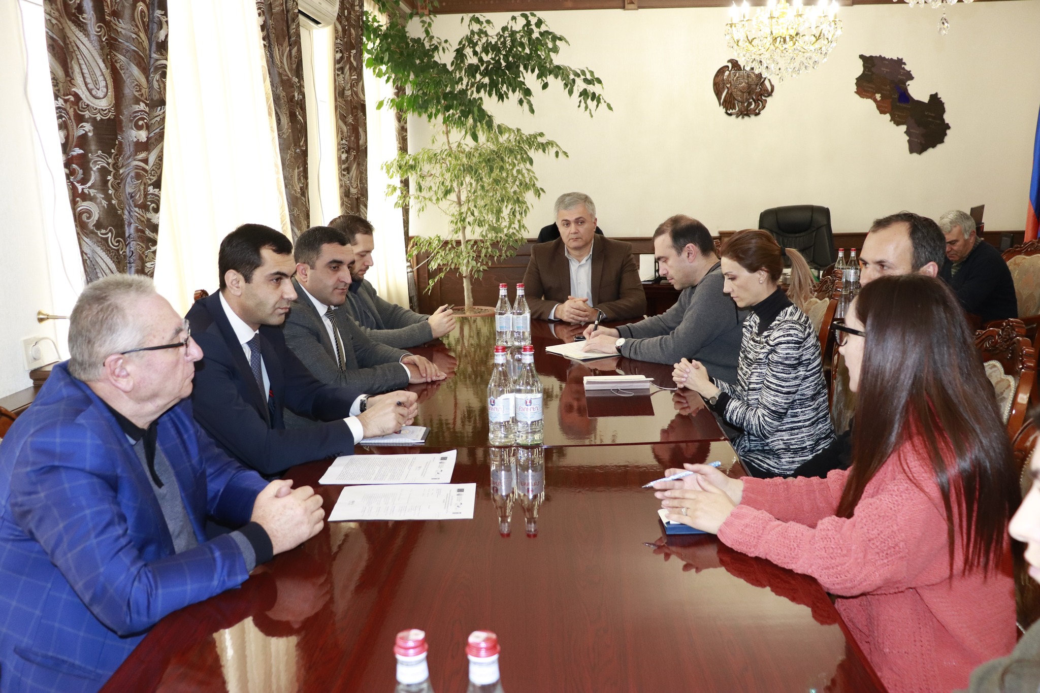 Գեղարքունիքի մարզպետն ընդունել է  «Սևանա լճի շրջակա միջավայրի պահպանություն» ԵՄ ծրագրի ղեկավարին և ծրագրային թիմին