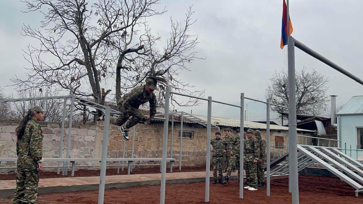 Ակունքի միջնակարգ դպրոցում ռազմամարզական ավան է բացվել