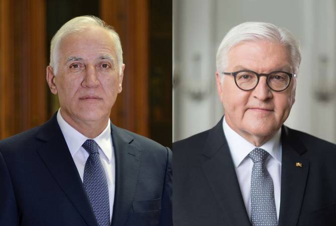 Հայաստանի և Գերմանիայի նախագահները քննարկել են Արցախում ստեղծված մարդասիրական ճգնաժամին առնչվող հարցեր