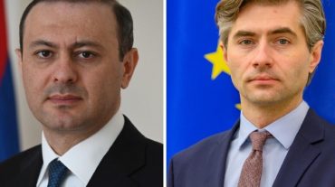 ԱԽ քարտուղարը Կեստուտիս Բուդրիսի հետ քննարկել է Լեռնային Ղարաբաղում ստեղծված իրավիճակը
