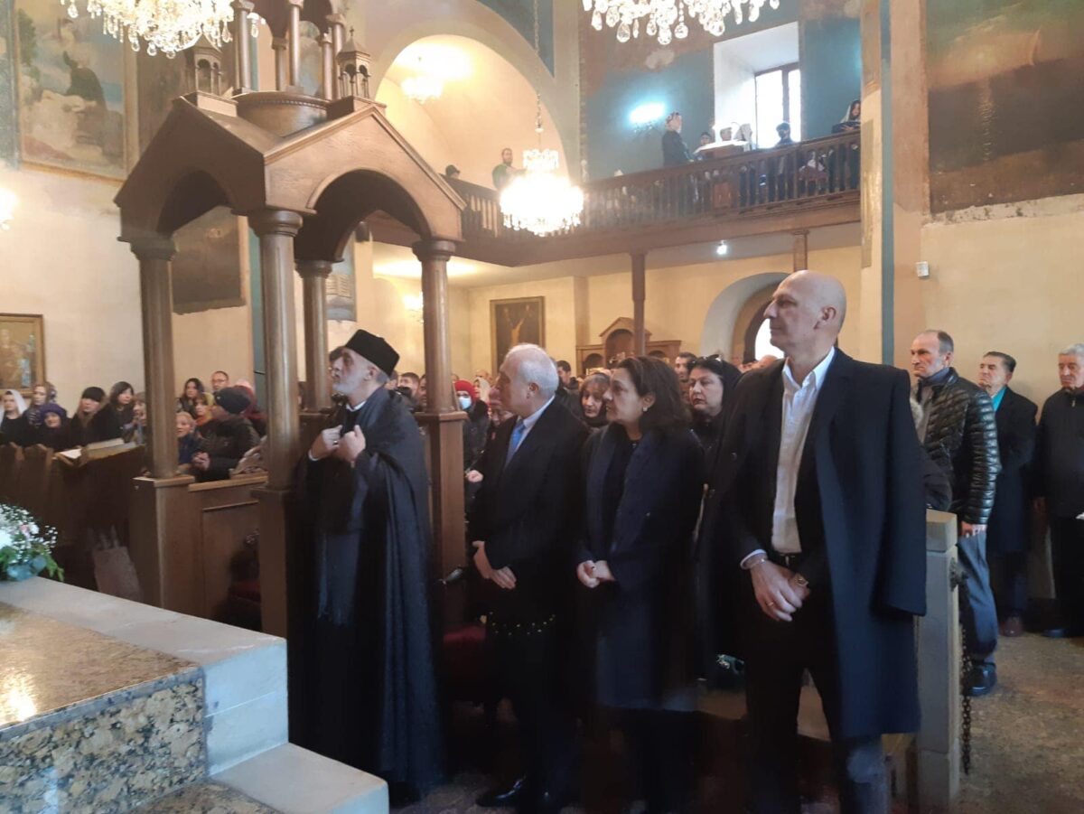 Սուրբ Ծննդյան և Աստվածահայտնության տոնի առթիվ պատարագ է մատուցվել Թբիլիսիի Սբ․ Գևորգ եկեղեցում