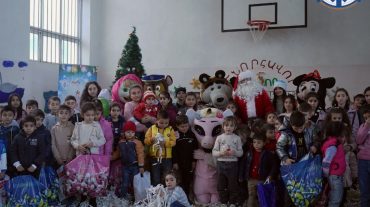 Արցախի սահմանային համայքների մի խումբ երեխաների համար ամանորյա միջոցառումներ են կազմակերպվել