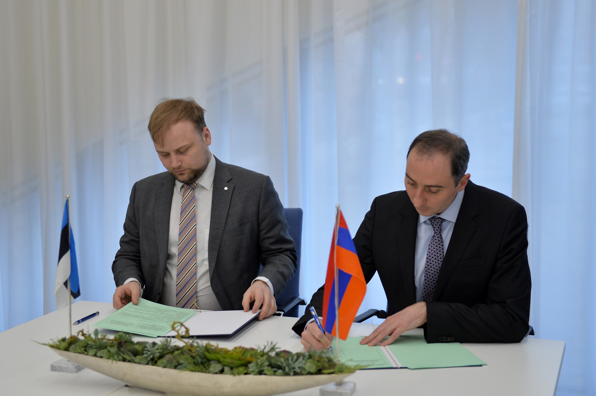 Հայաստանի և Էստոնիայի միջև ստորագրվել Է փոխըմբռնման հուշագիր՝ նորագույն տեխնոլոգիաների բնագավառում փոխգործակցության վերաբերյալ