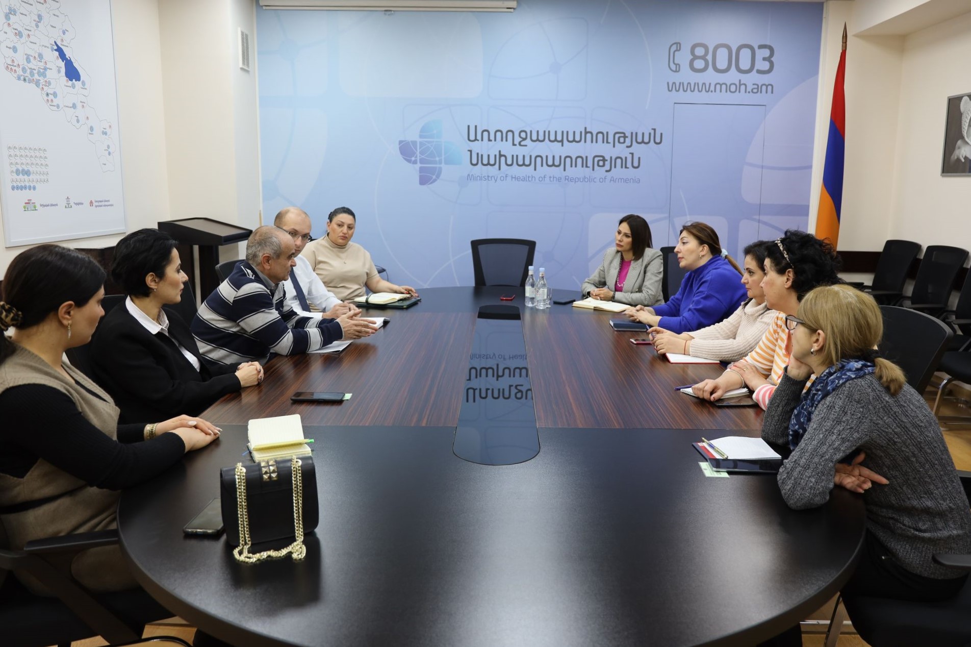 Առողջապահության նախարարությունում քննարկվել են դեղերի բաշխմանը, տեղափոխմանը, պահպանմանը առնչվող հարցեր