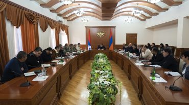Ռուբեն Վարդանյանի ղեկավարությամբ տեղի է ունեցել շտաբի նիստ