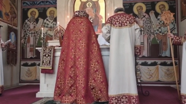 Սուրբծննդյան պատարագ Կիևի Սրբոց Նահատակաց մատուռում
