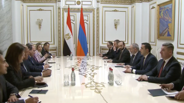 Փաշինյանն ու Եգիպտոսի նախագահն ընդլայնված կազմերով հանդիպում են ունեցել