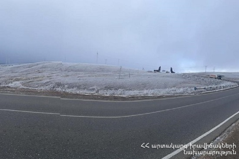 Մի շարք համայնքներում տեղում է ձյուն