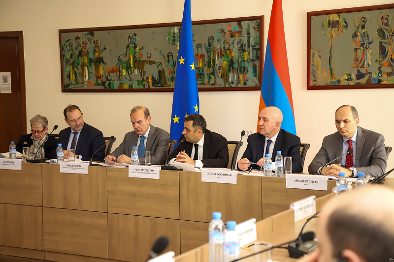 Հայաստանի և Եվրոպական միության միջև քաղաքական և անվտանգային հարցերով երկխոսության առաջին նիստ