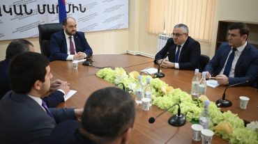 Արայիկ Հարությունյանը ներկայացրել է Սննդամթերքի անվտանգության տեսչական մարմնի նորանշանակ ղեկավարին