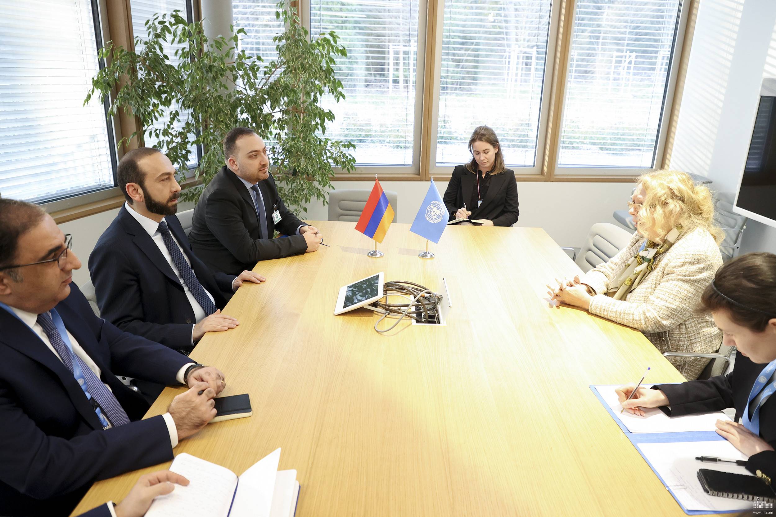 Միրզոյանն ու ՄԱԿ-ի գրասենյակի գլխավոր տնօրենն անդրադարձել են տարածաշրջանային կայունությանը և խաղաղությանը վերաբերող հարցերի
