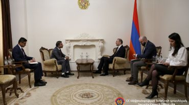 ՀՀ ԱԽ քարտուղարն ընդունել է Հայաստանում Հնդկաստանի դեսպանին