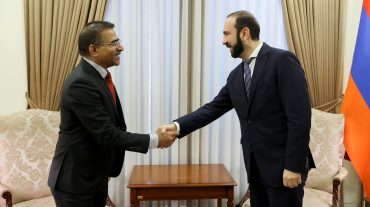 Հայ-հնդկական բարեկամական հարաբերությունները վերջին շրջանում դինամիկ կերպով զարգանում են․ Միրզոյանն ընդունել է Հնդկաստանի դեսպանին