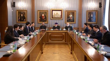 Ամենայն Հայոց Կաթողիկոսն ընդունել է Կորեա-Հայաստան բարեկամական խմբի պատվիրակությանը
