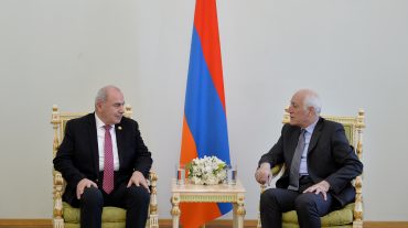 Նախագահը Վրաստանի դեսպանի հետ քննարկել է հայ-վրացական բազմաշերտ համագործակցության ոլորտների վերաբերյալ հարցեր