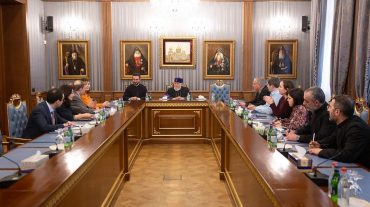 Ամենայն Հայոց Կաթողիկոսը հյուրընկալել է  Եվրախորհրդարանի պատվիրակությանը