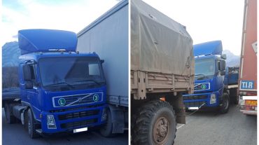 3 բեռնատար բեռնվածության պատճառով չի կարողացել շարունակել ընթացքը