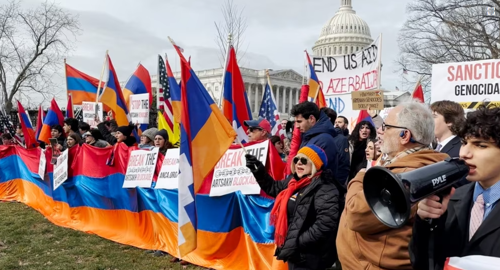 «Ո՜չ մի լումա Ադրբեջանին». ամերիկահայերը պահանջում են ԱՄՆ Կոնգրեսից Ադրբեջանին ստիպել դադարեցնել ԼՂ շրջափակումը