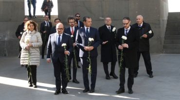 Իտալիայի մշակույթի նախարարն այցելել է Հայոց ցեղասպանության թանգարան-ինստիտուտ
