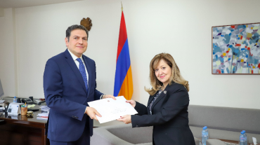 Պորտուգալիայի Հանրապետության նորանշանակ դեսպանն իր հավատարմագրերի պատճենն է հանձնել ՀՀ ԱԳ նախարարի տեղակալին