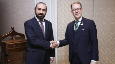 Արարատ Միրզոյանը հանդիպել է Շվեդիայի ԱԳ նախարարի հետ