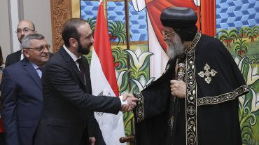 Արարատ Միրզոյանը Կահիրեում հանդիպել է Ղպտի ուղղափառ եկեղեցու առաջնորդի հետ