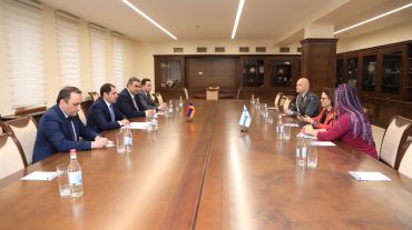 Սուրեն Պապիկյանը Ֆինլանդիայի դեսպանի հետ քննարկել է պաշտպանության բնագավառում երկկողմ համագործակցության հնարավորություններին առնչվող հարցեր
