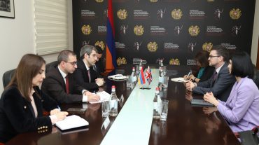 Արդարադատության նախարարն ընդունել է Մեծ Բրիտանիայի դեսպանին