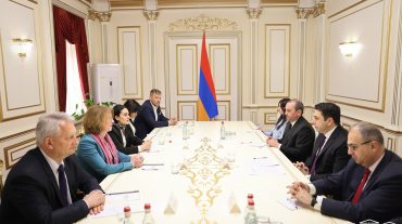 Ալեն Սիմոնյանն ընդունել է ԳԴՀ Բունդեսթագի Գերմանիա-Հարավային Կովկաս բարեկամական խմբի անդամներին